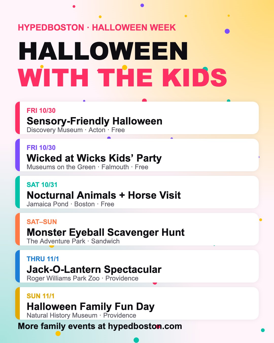 Halloween With the Kids: 6 Family Events Around Boston & RI